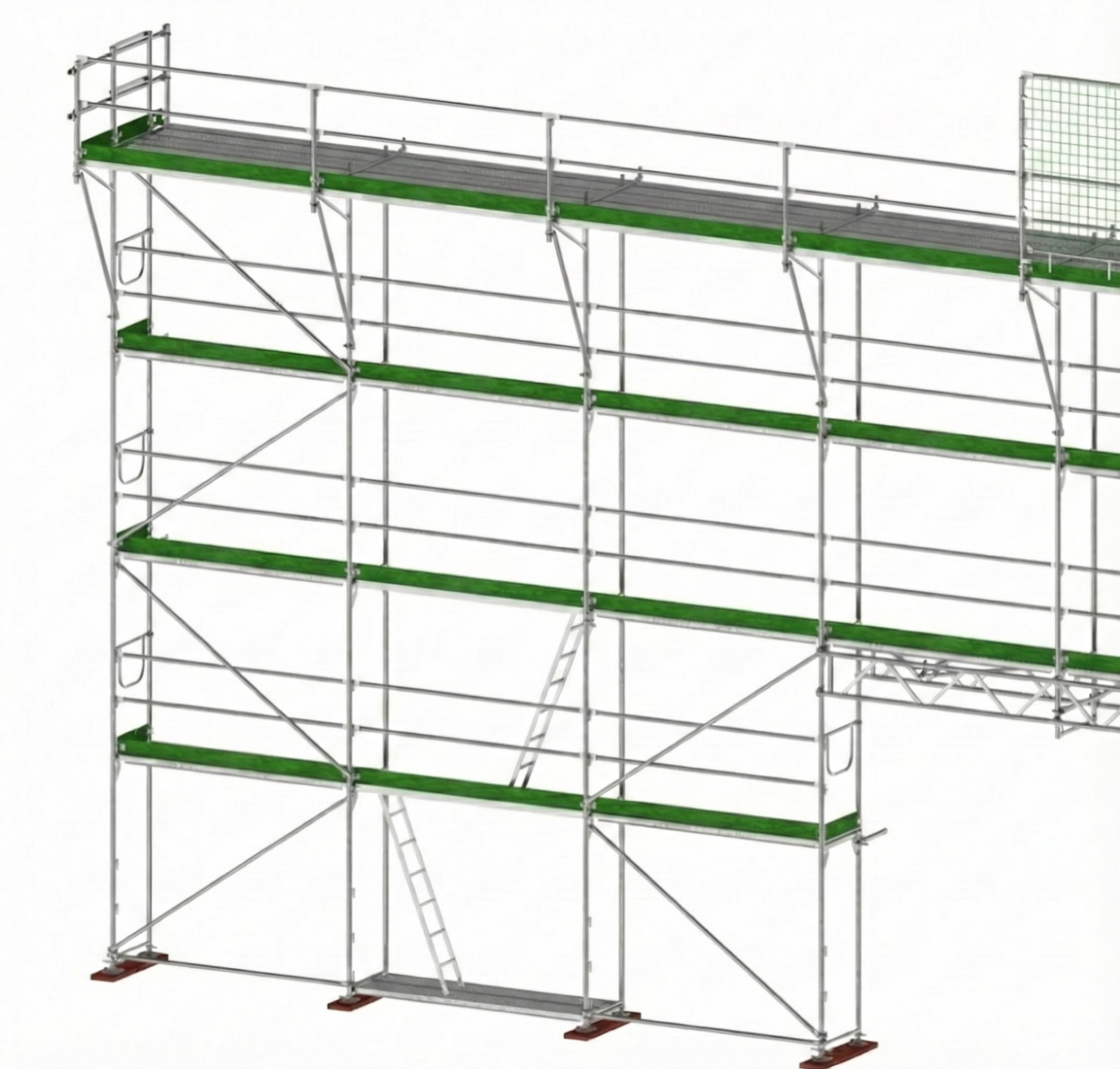Fasádní lešení Layher